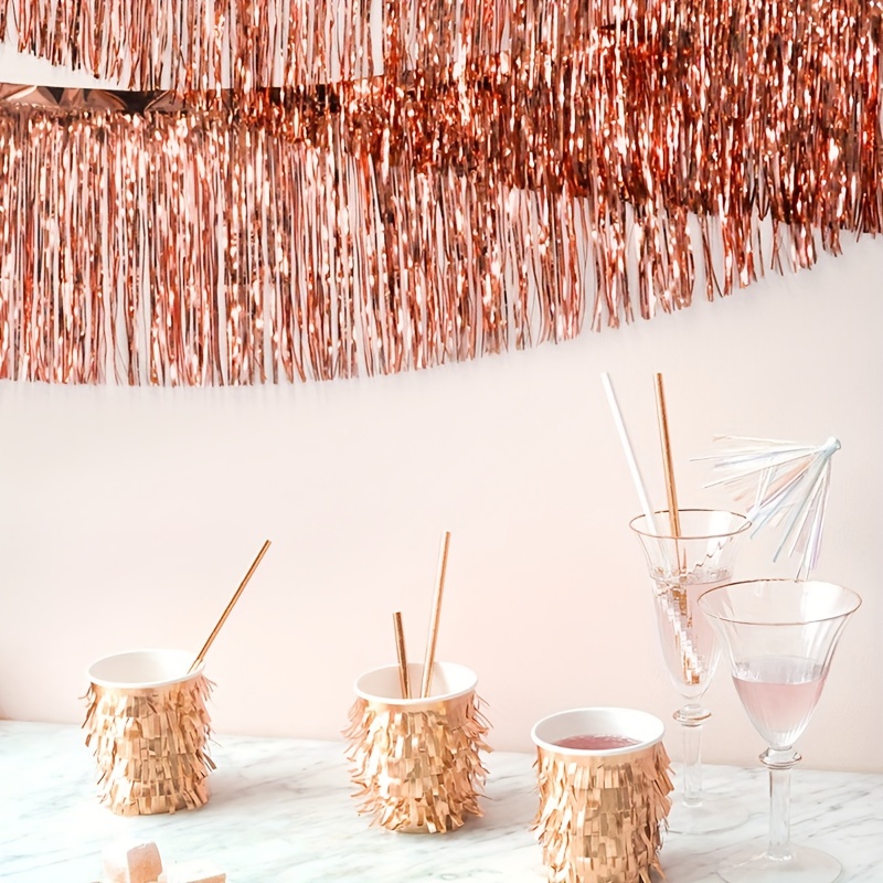 Fringe Backdrop Foil Curtain Backdrop Princess - Temu