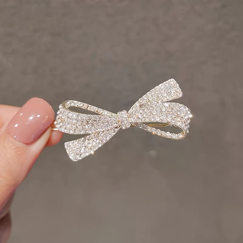 Rhinestone Pearl Hairpin Side Clip Internet Celebrity Temperament Bangs Clip Hair Accessory