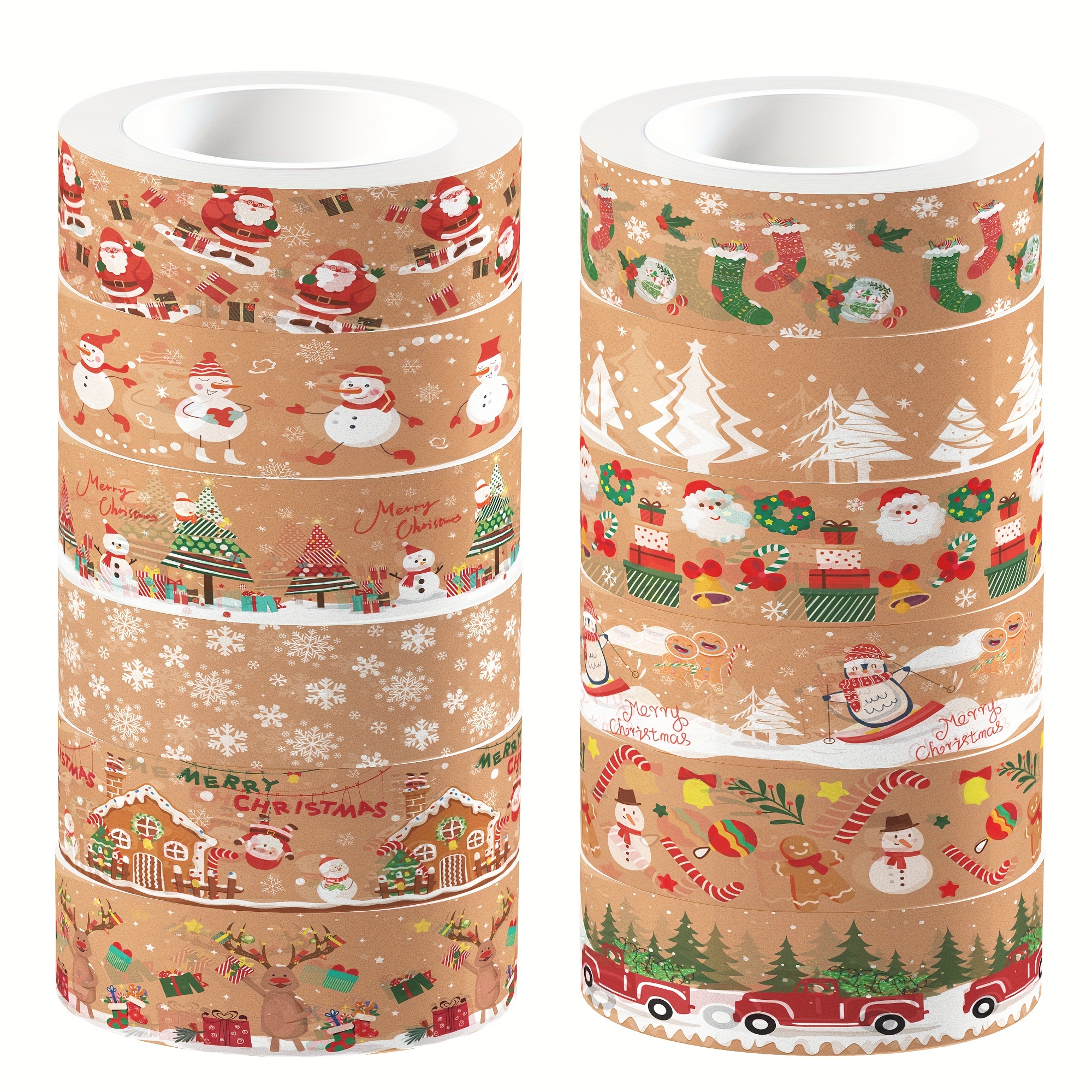 Christmas Washi Tape Buffalo Plaid Pattern Decorative Tape - Temu