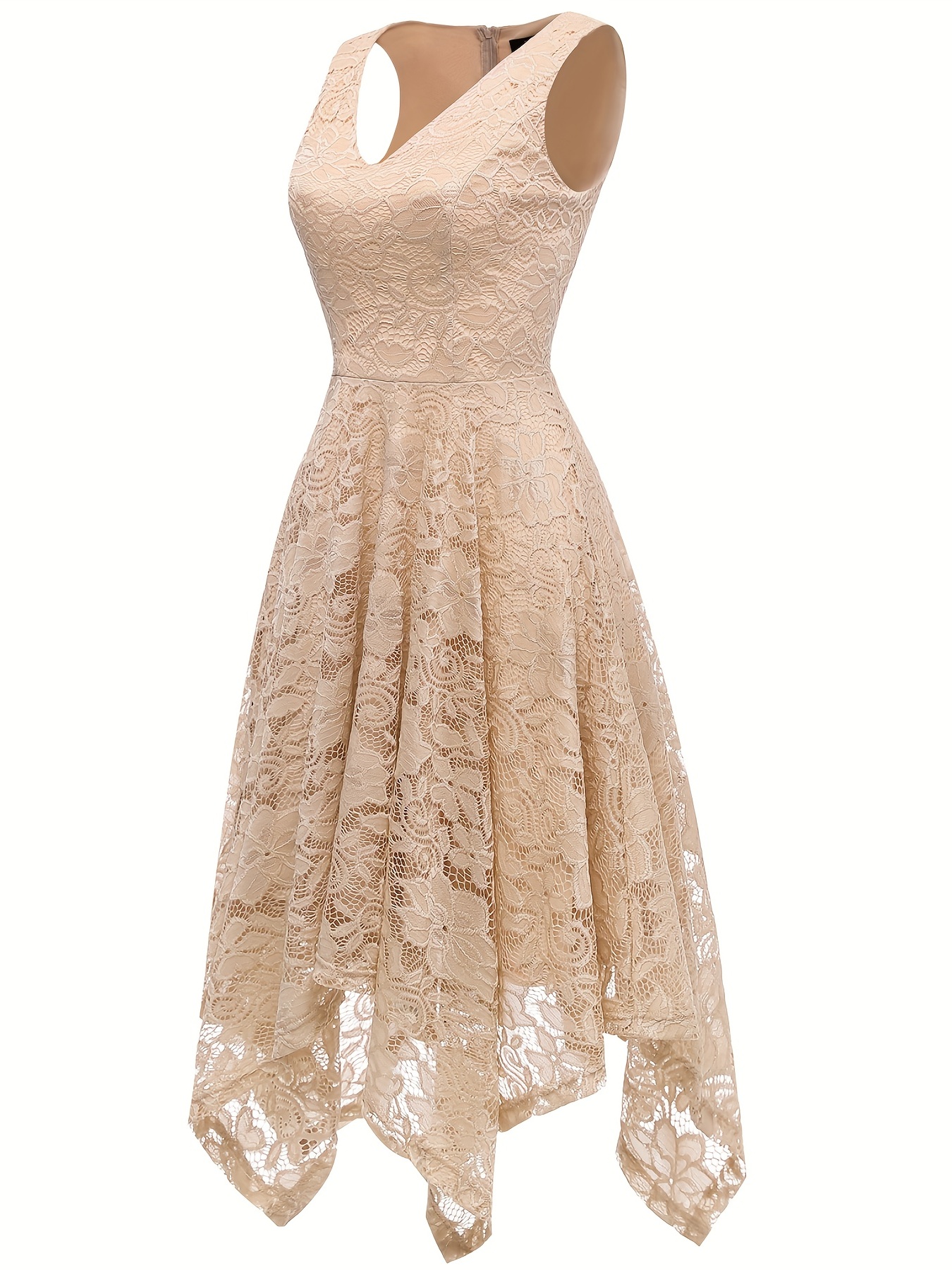 champagne sparkly formal dress Champagne Tulle Sequin Long Prom Dresses, Champagne Formal Evening Dre –  dresstby main image 1