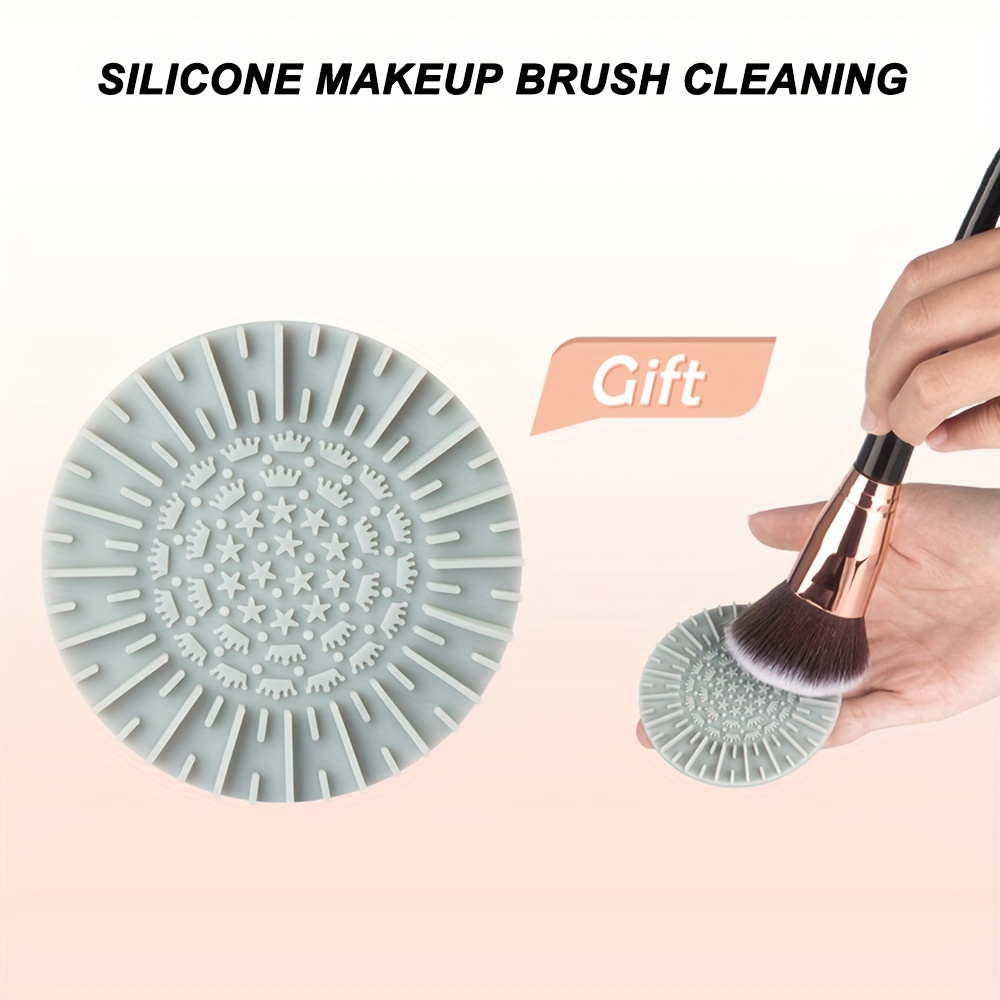  Senbowe Upgraded Makeup Brush Cleaner and Dryer Machine,  Electric Cosmetic Automatic Brush Spinner with 8 Size Rubber Collars, Wash  and Dry in Seconds, Deep Cosmetic Brush Spinner for All Size Brushes 