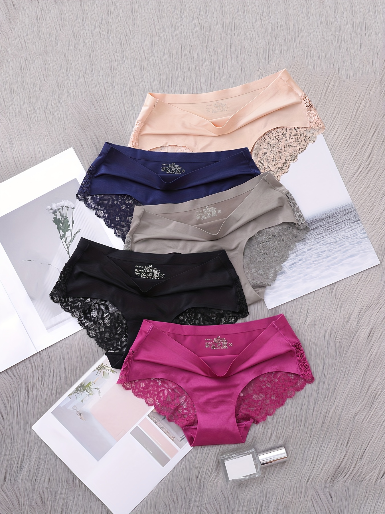 Seamless Boyshort Panties, Soft & Comfortable High Waist Intimates Panties,  Women's Lingerie & Underwear