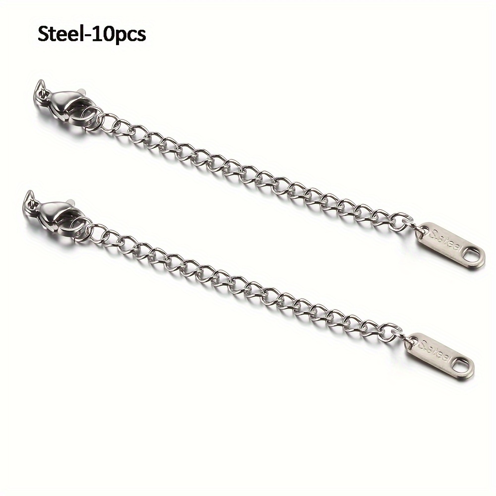 50mm or 70mm Necklace Extension Chain Bracelet Jewellery Link Connector  Finding