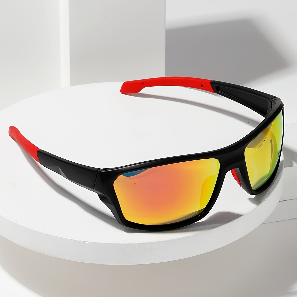 Sports Sunglasses: Uv400 Protection Rubber Touch Temple - Temu