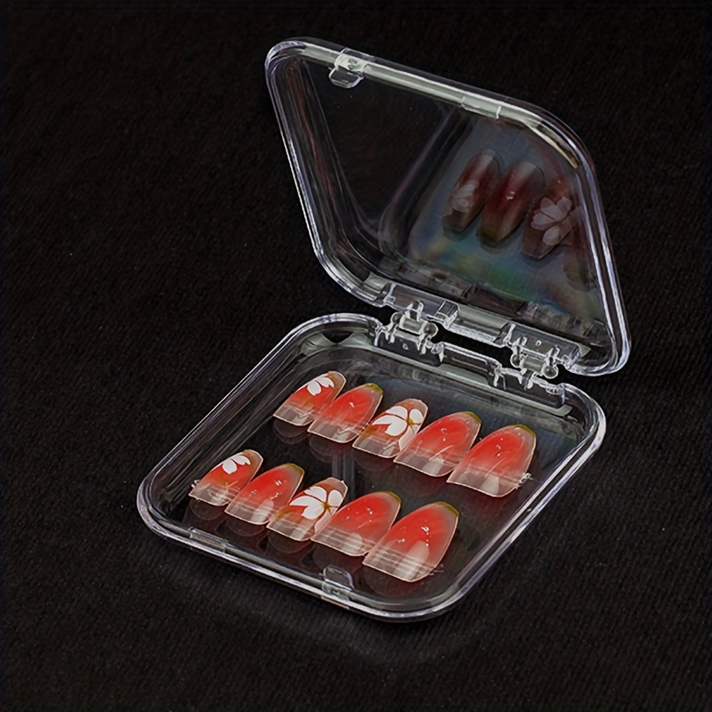 Organize Your Artificial Nails Easily With This Transparent Press On Nail  Storage Box! - Temu United Arab Emirates