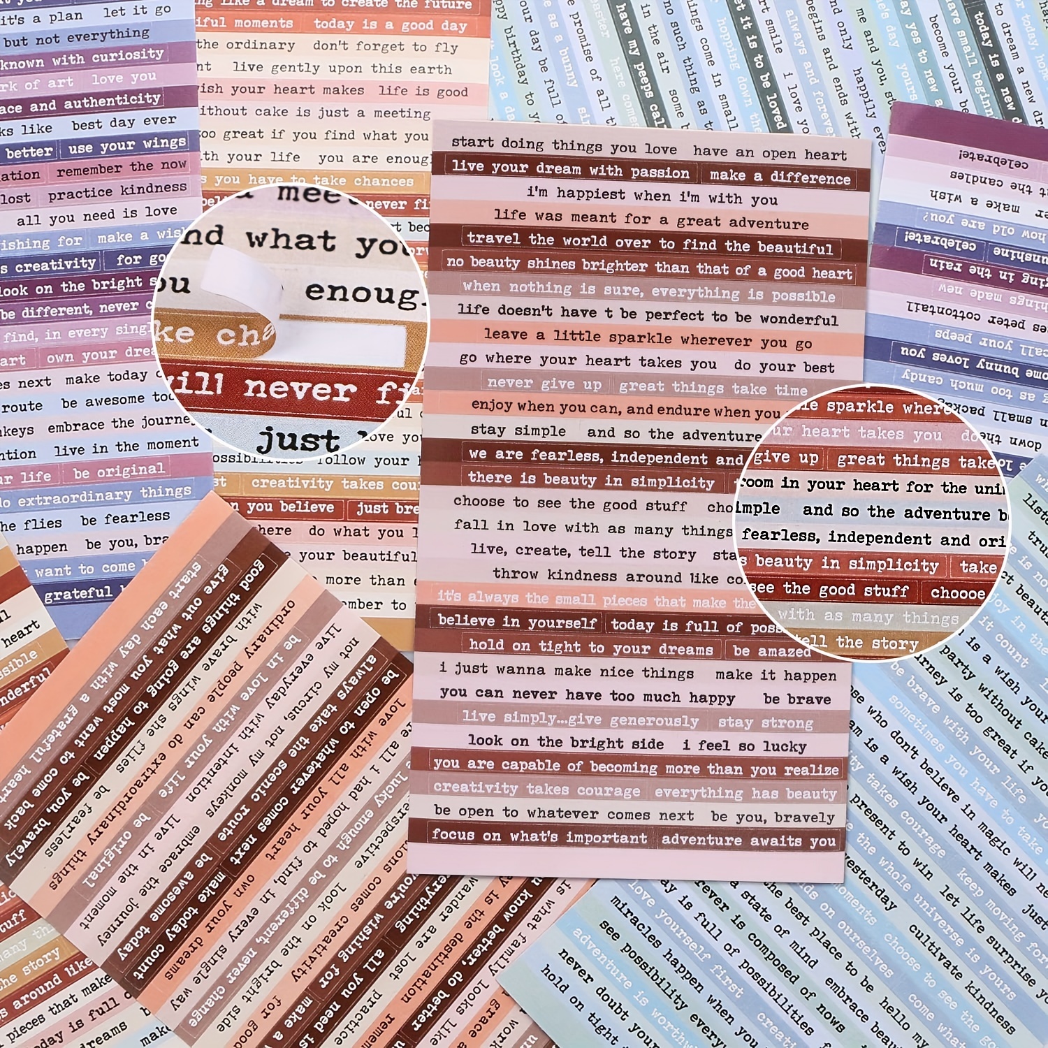 Quote Stickers For Journaling Vintage Scrapbooking Supplies - Temu