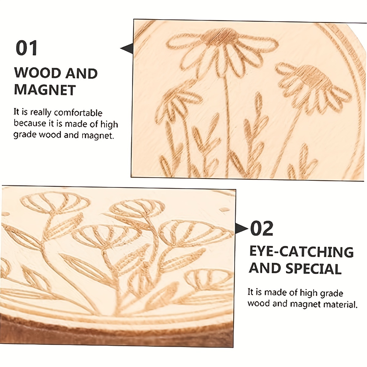 Wooden Sewing Pin Cushion, Wooden Pincushion Floral