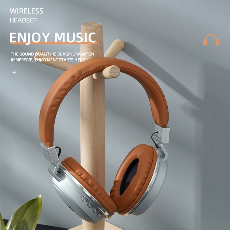 Auriculares supraaurales con reducción de ruido auriculares inalámbricos  estéreo para música deportiva
