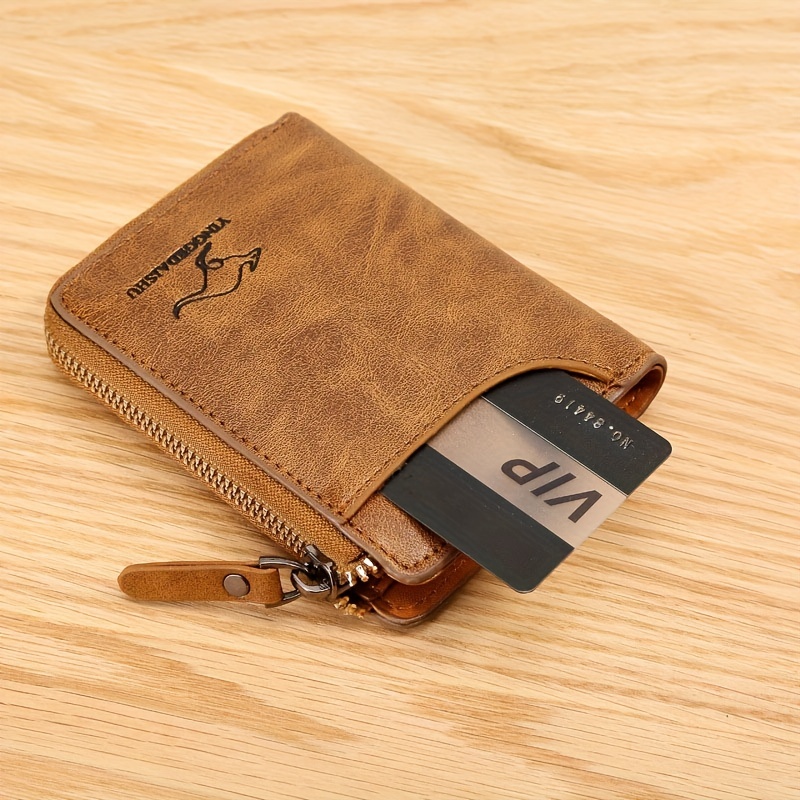 Denim Half Zip Wallet – MŌNO