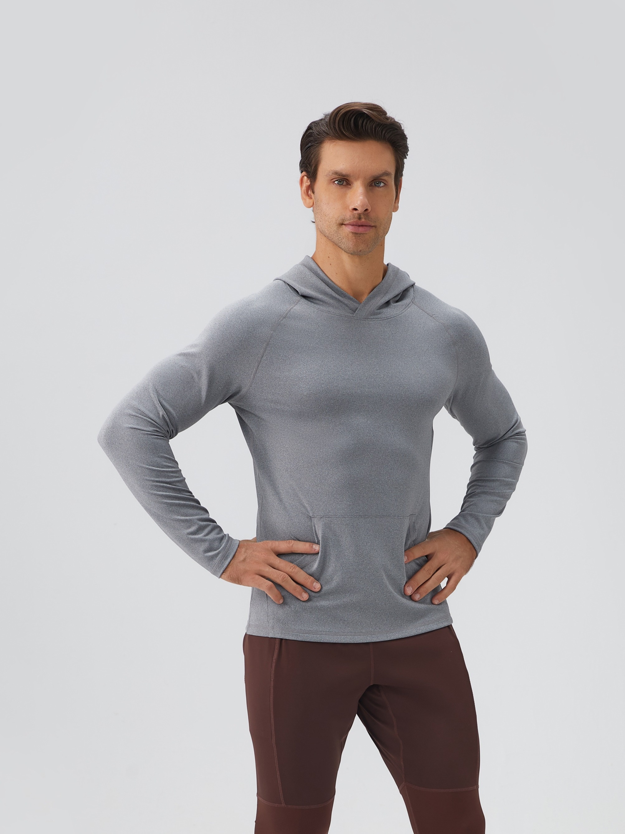  Traje ajustado para hombre, sudadera deportiva de