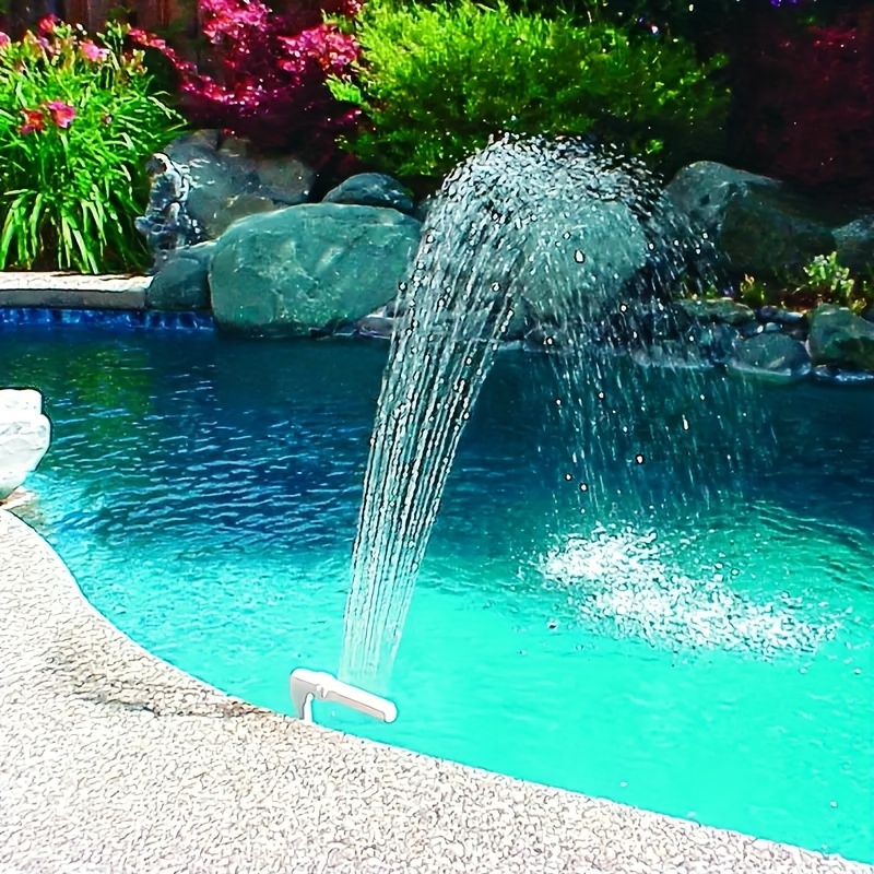 Fontaine d'eau pour piscine - Double pulvérisation - Buse de pulvérisation  réglable 2 en 1 - Pour piscines creusées et intérieures et extérieures -  Accessoires de piscine (2 en 1) : : Terrasse et Jardin