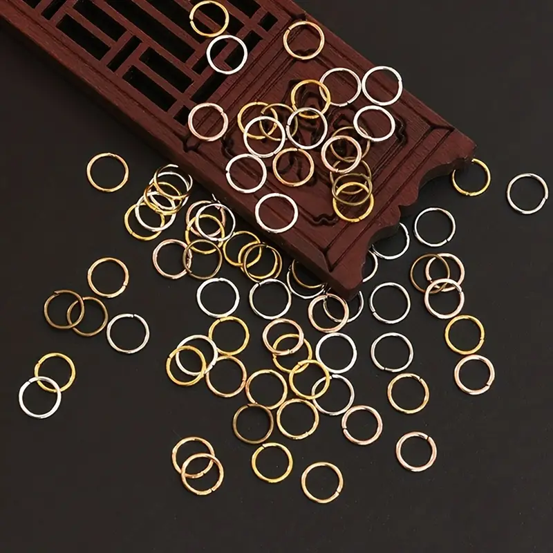 Open Jump Rings Single Split Ring Jewelry Connector Rings - Temu