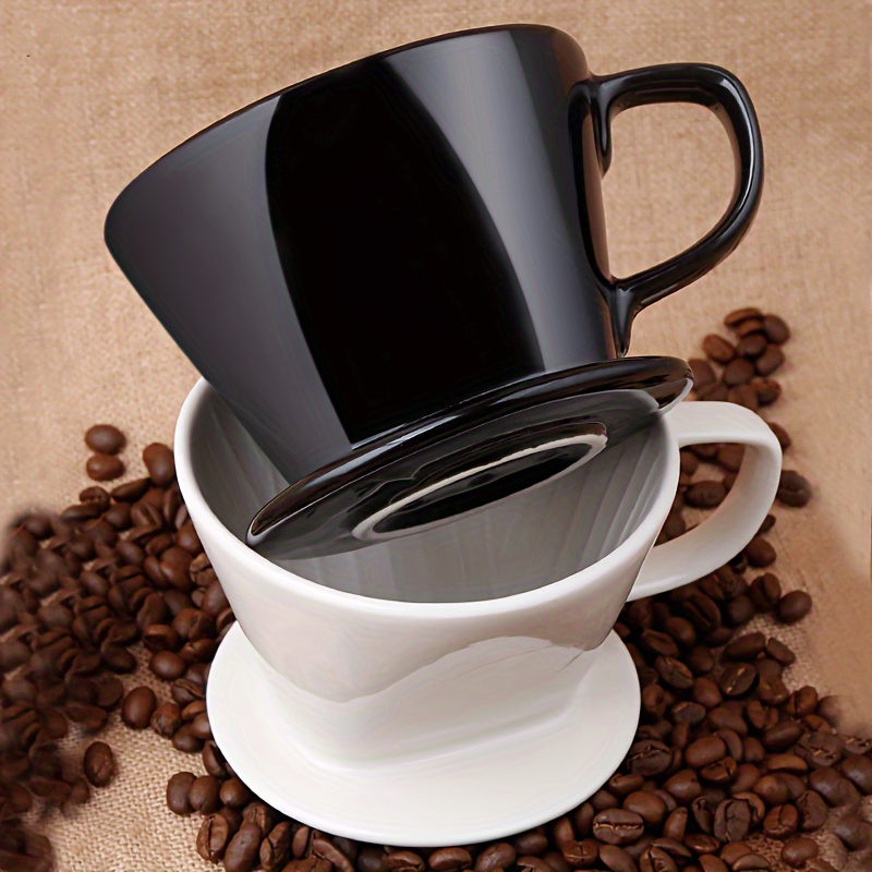 Laiyeoy Vierte sobre el gotero de café filtro de café sin papel de goteo  lento cafetera de acero inoxidable para infusión de una sola taza diseño de  – Yaxa Store