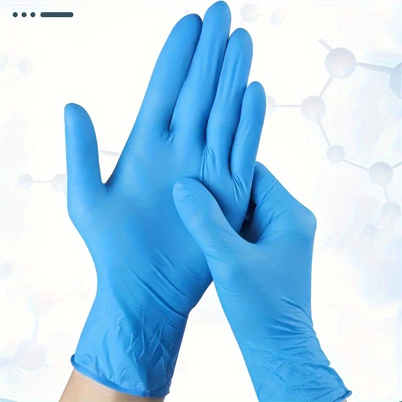 Breeze-100pcs gants en nitrile multifonctions jetables gants cosmétique  médicaux tatouage salon M - Latulipe