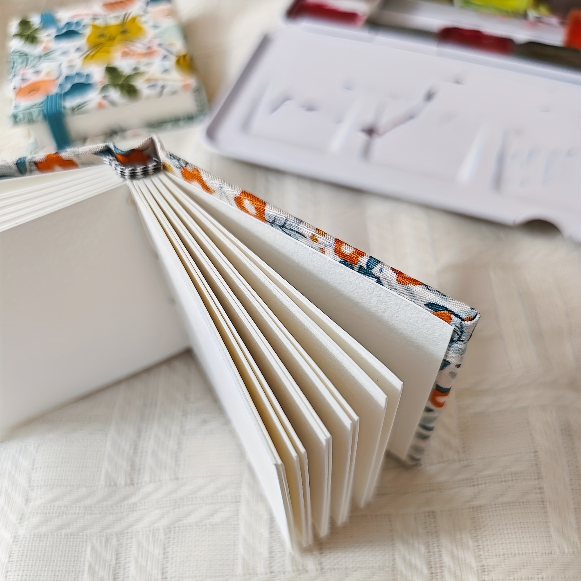 Mini 300gsm Portable Watercolor Paper Pad Journal Cloth - Temu