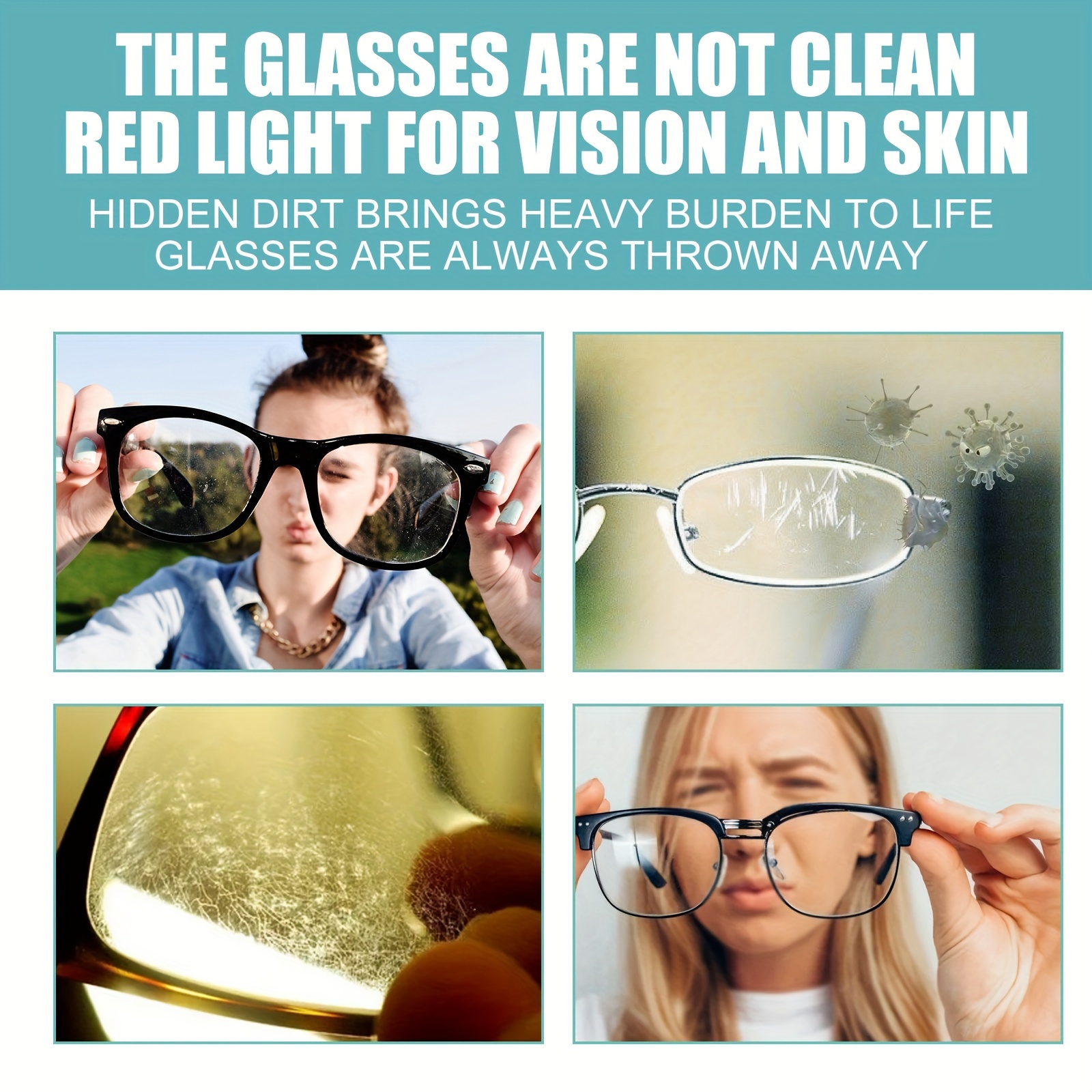 Lens Scratch Removal Spray, Repair Glass Frosting, Eyeglass Lens