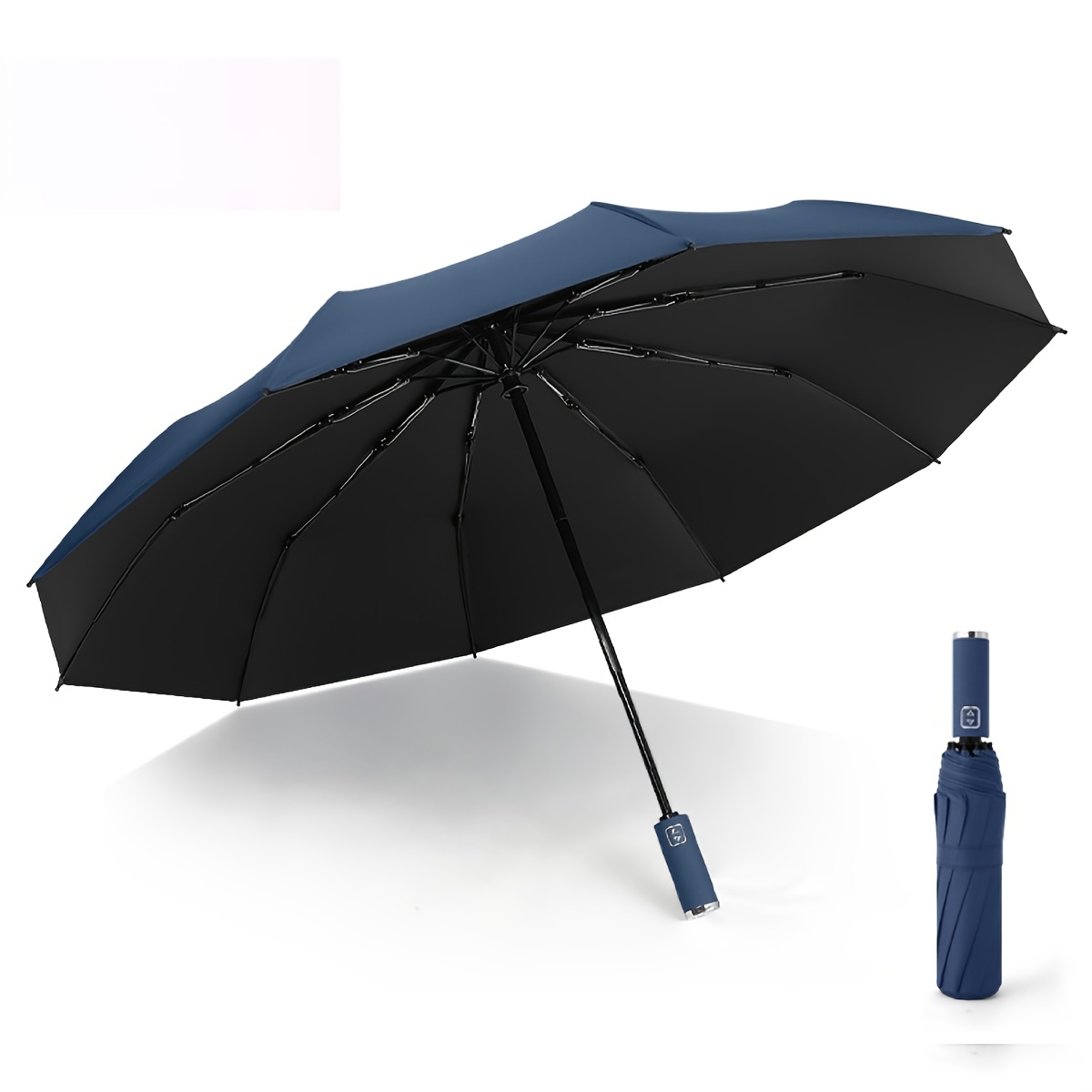 Navy blue rain deals umbrella