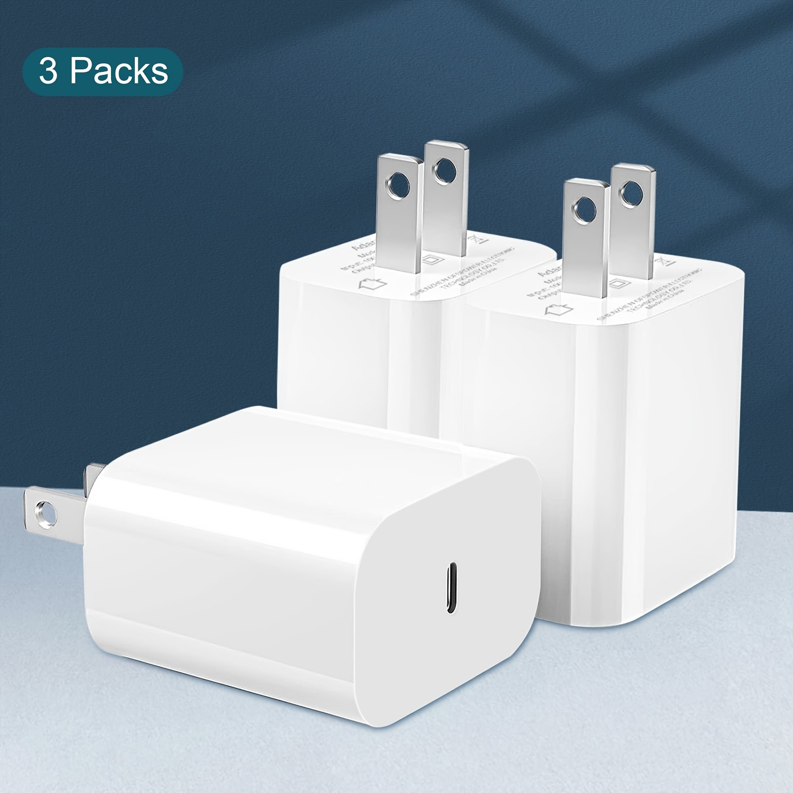 Fast Charger Usb Type C Power Adapter Block Pd - Temu