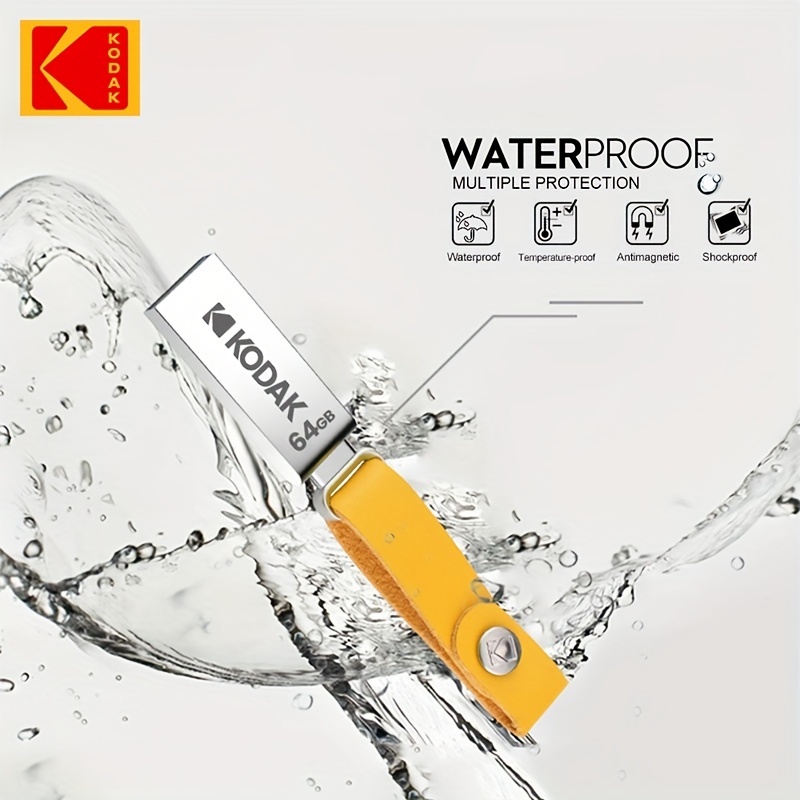 Acheter Kodak K122 Mini clé USB en métal clé USB 2.0 16 Go 32 Go 64 Go avec  lanière