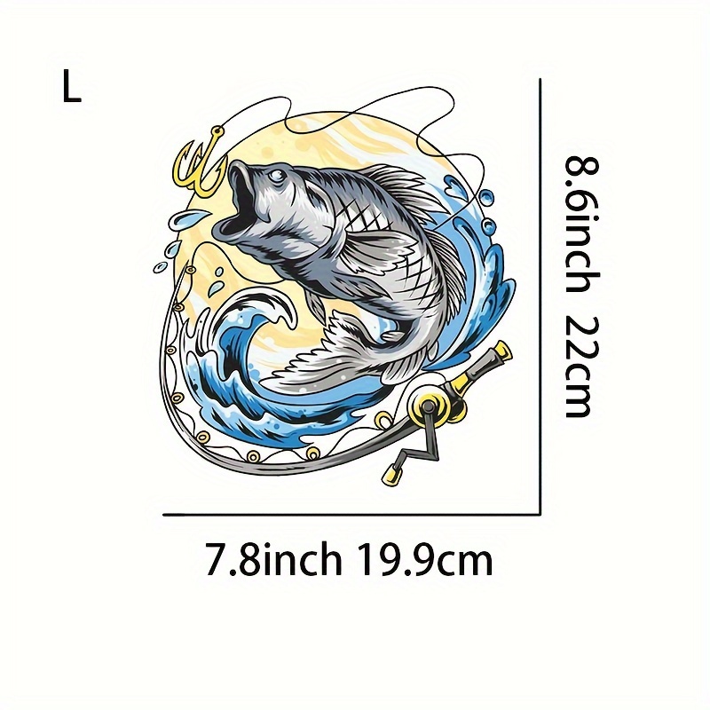 Jcarp Hook And Loop Patch For Men Fish Bone 3d Embroidered - Temu