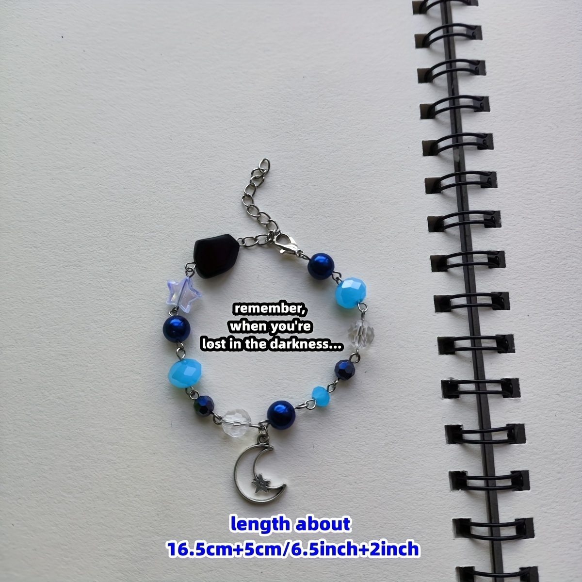 Cute Simple Moon Beads Suitable For Bracelets Necklaces - Temu