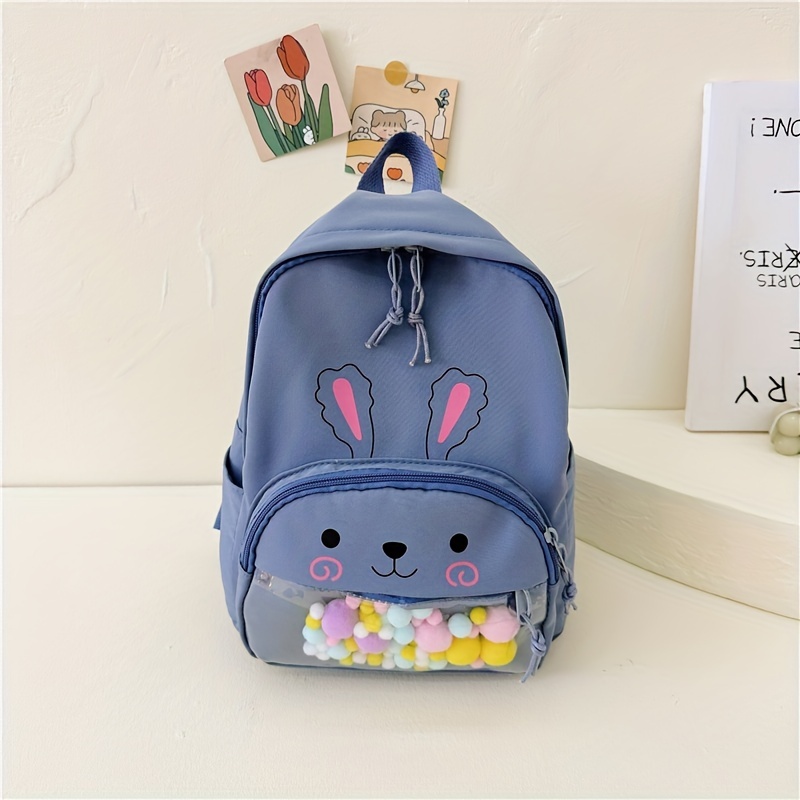 Children s Cartoon Cute Rabbit Backpack Casual Lightweight Temu