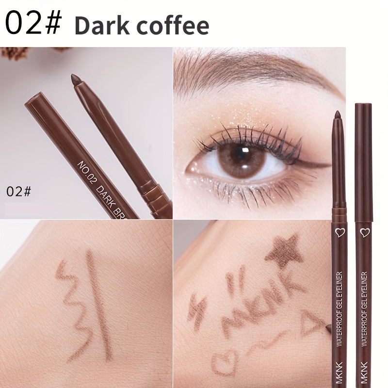 Waterproof Red Brown Eyeliner Pen Matte Long Lasting Makeup