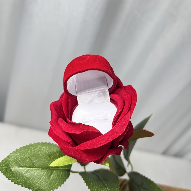 1pc romantico anello rosa scatola fiore regalo di san valentino per  fidanzata fidanzato souvenir regalo di nozze per gli ospiti regalo per una  ragazza - AliExpress