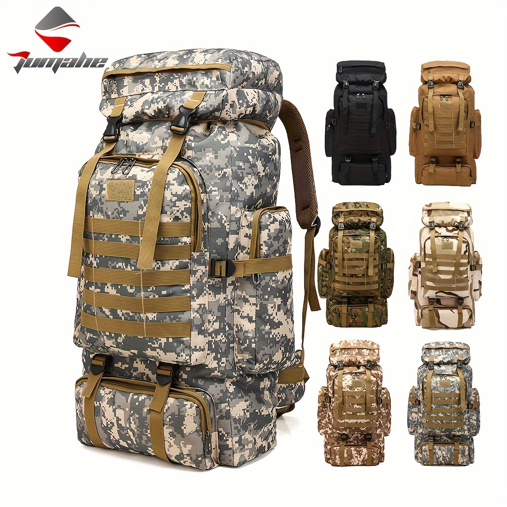 Military Tactical Backpack, Large Capacity Outdoor Hikingbag, Camouflage  Backpack For Camping Traveling - Temu