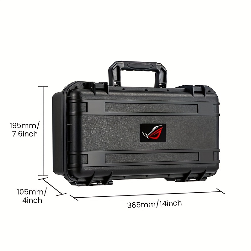  OPTOSLON ROG Ally Carrying Case Compitable with ASUS ROG Ally  Gaming Handheld and accessories, Hard Case for Travel and Storage[Black] :  Video Games