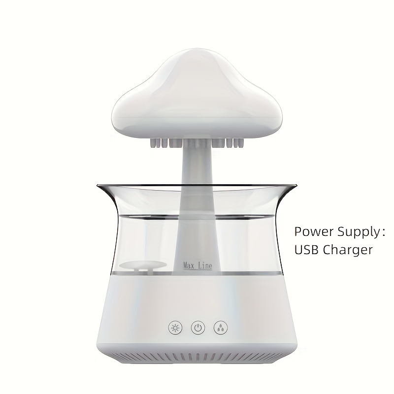 Rain Lamp Light Essential Oil Humidifier For Baby Room Cold - Temu