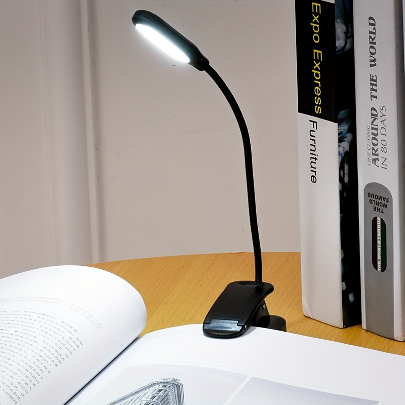 Lampe de lecture rechargeable - lumière LED pour livres
