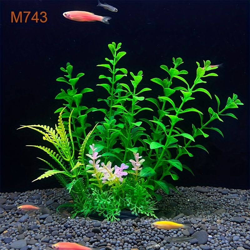 Artificial Aquatic Plant Fish Tank Ornament Aquarium Plastic - Temu