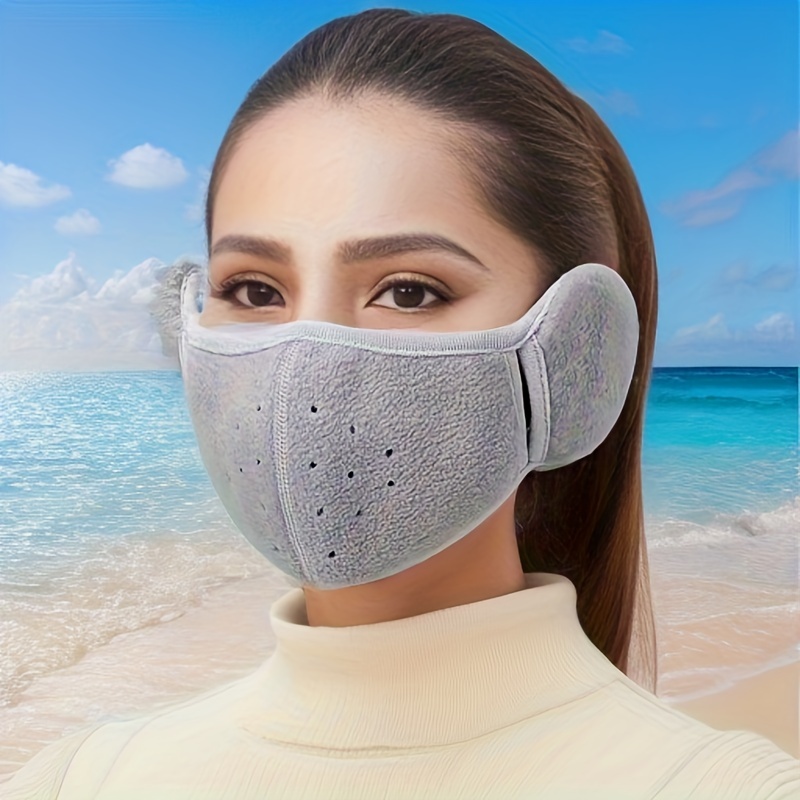 i 2 In 1 Maschera Il Viso Copertura Con Peluche Maschera Protettiva Le  Orecchie Naso Aperto Traspirante Spessa Calda Maschere La Bocca Inverno  Bocca Muffola Paraorecchie Da 2,06 €