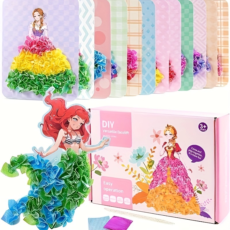Foil Fun Art Kit for Kids: Foil Art Fairy Princess Arts and Crafts Mess  Free Art Craft Supplies Toys Gifts for Girls Ages 4 5 6 7 8 9 Kids Activity