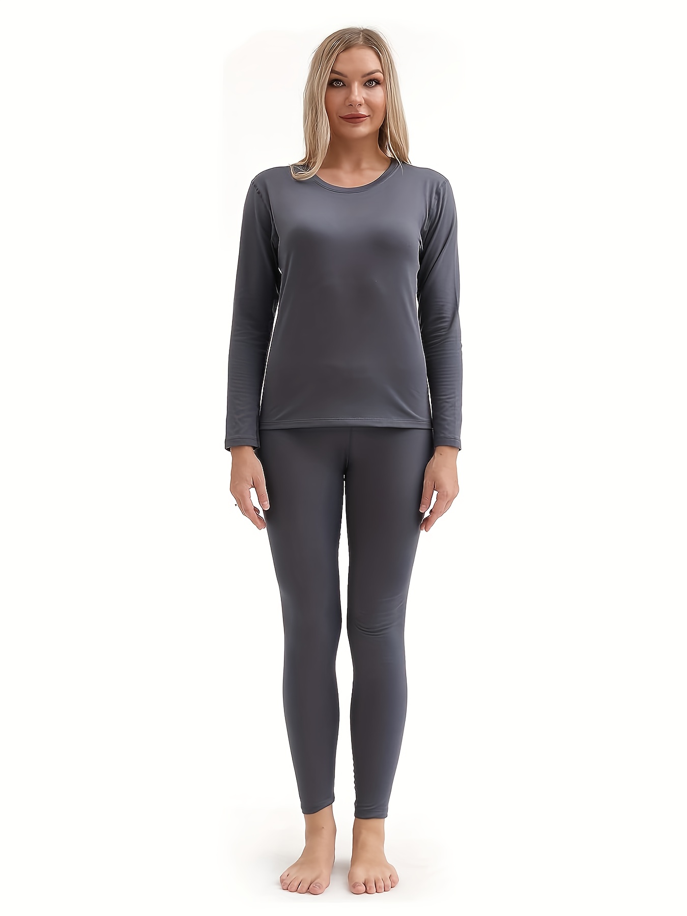Thermal Underwear for Women, Winter Warm Long Johns Thermal Sets Cold  Weather Gear Base Layer for Skiing Running