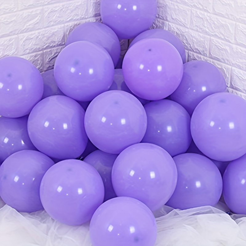 50pcs Ballon Violet 12 Pouces Fête Latex Ballon Anniversaire