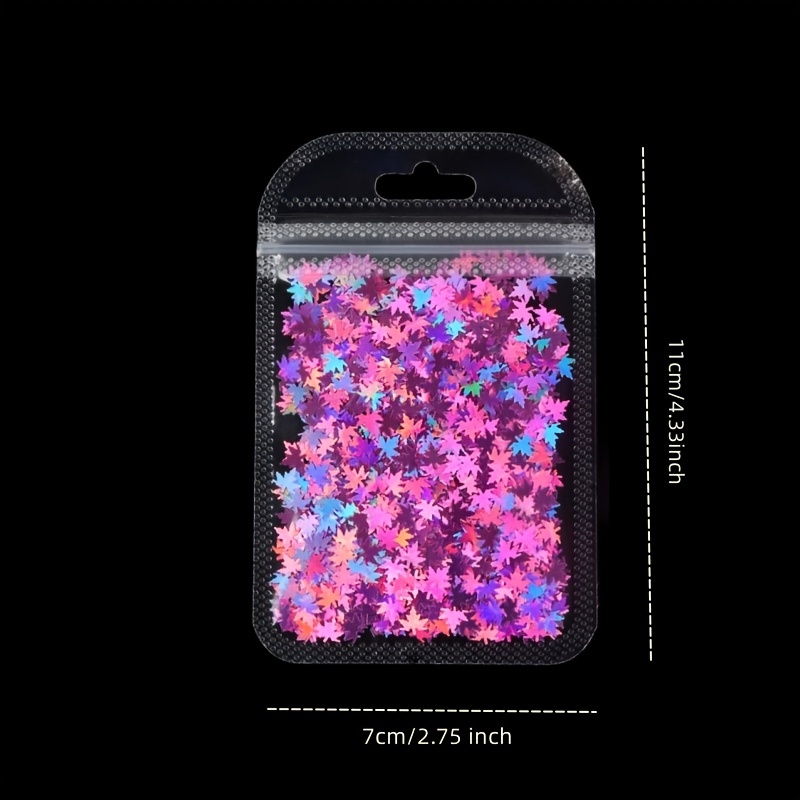 1 Case Rose Gold Leaf Flakes Sequins Glitters Confetti - Temu