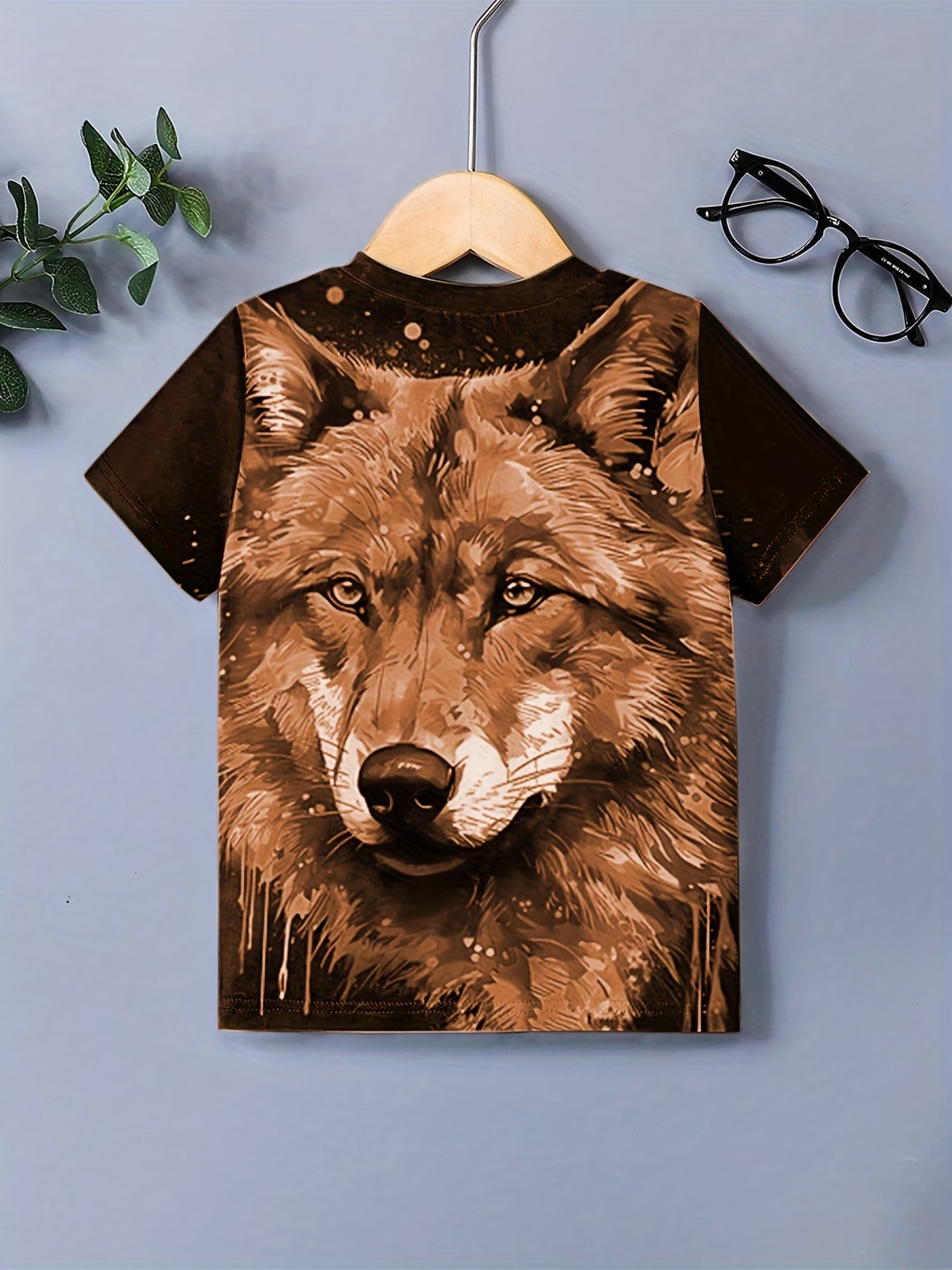 sepia brown wolf