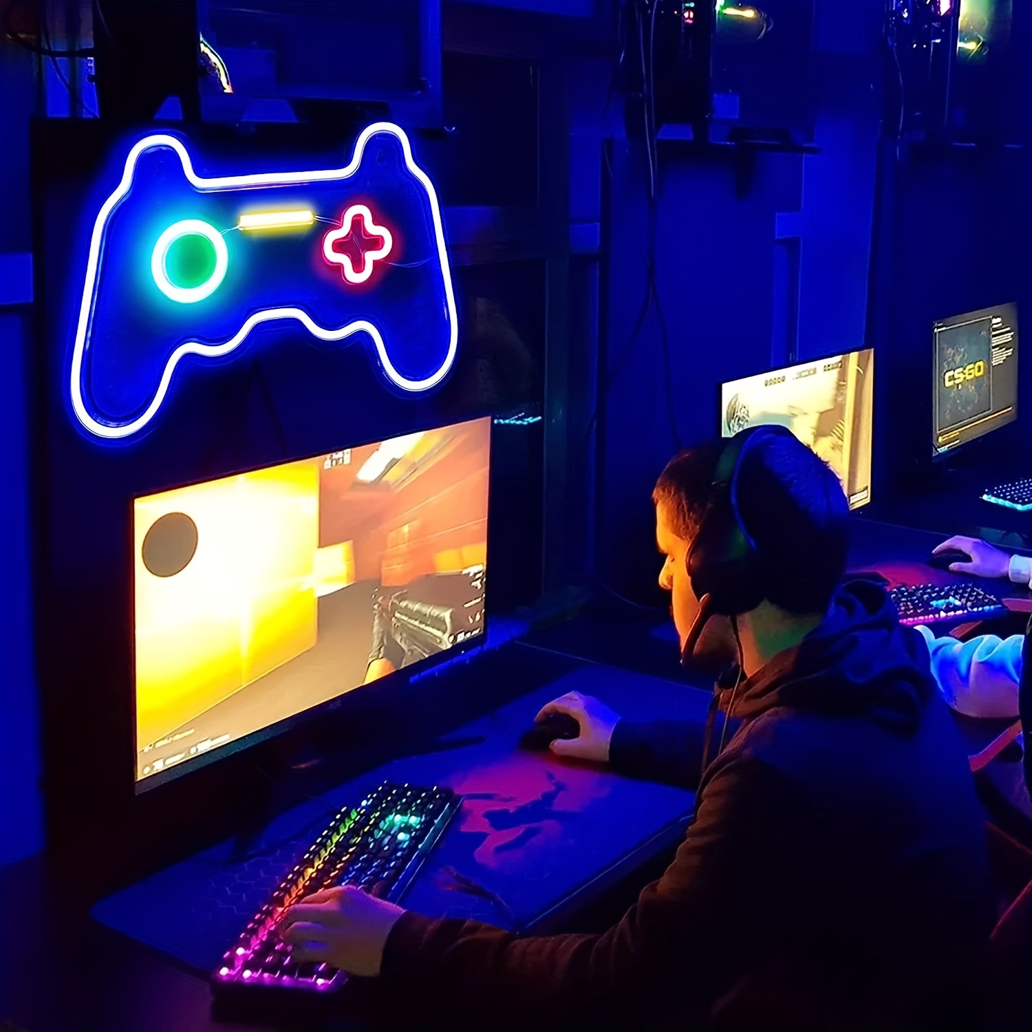 LED Game Neon Sign Gaming Decoración de pared - Regalos de jugador