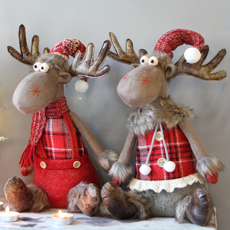 Christmas old man snowman elk Christmas doll Christmas doll