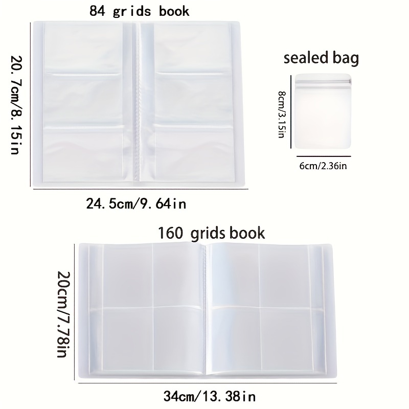 160/ Anti oxidation Transparent Jewelry Storage Book - Temu