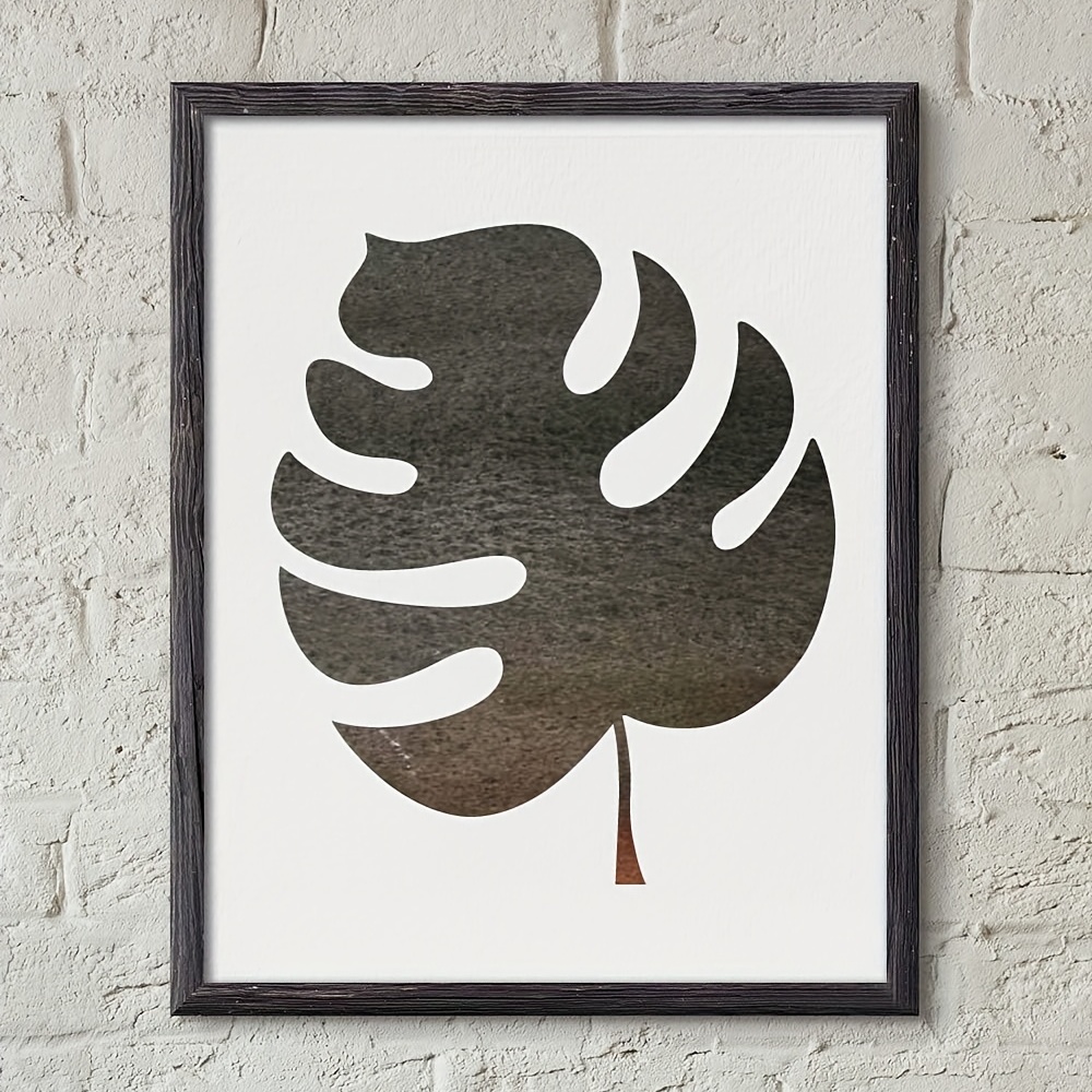 Reusable Tropical Leaf Stencil Fern Leaf Monstera Palm Leaf - Temu