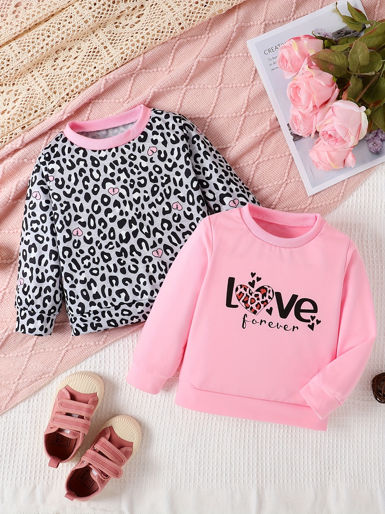 Meninas Trendy Leopard Allover Print Hoodie Sweatshirt - Temu Portugal