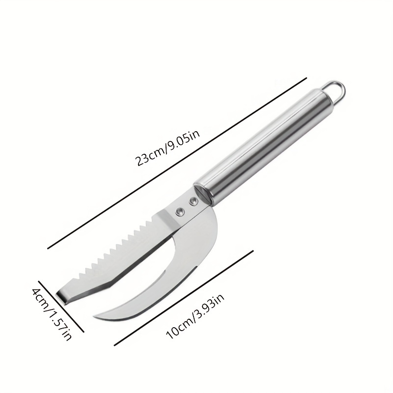 Fish Scale Knife Cut/scrape/dig 3-in-1, Manual Fish Scale Scraper