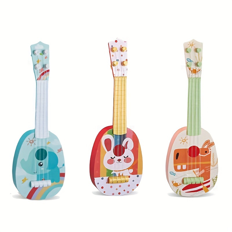 Kids Toy Ukulele Guitar 17 Inch Classical Guitar Musical Toy For Toddlers And Preschoolers
