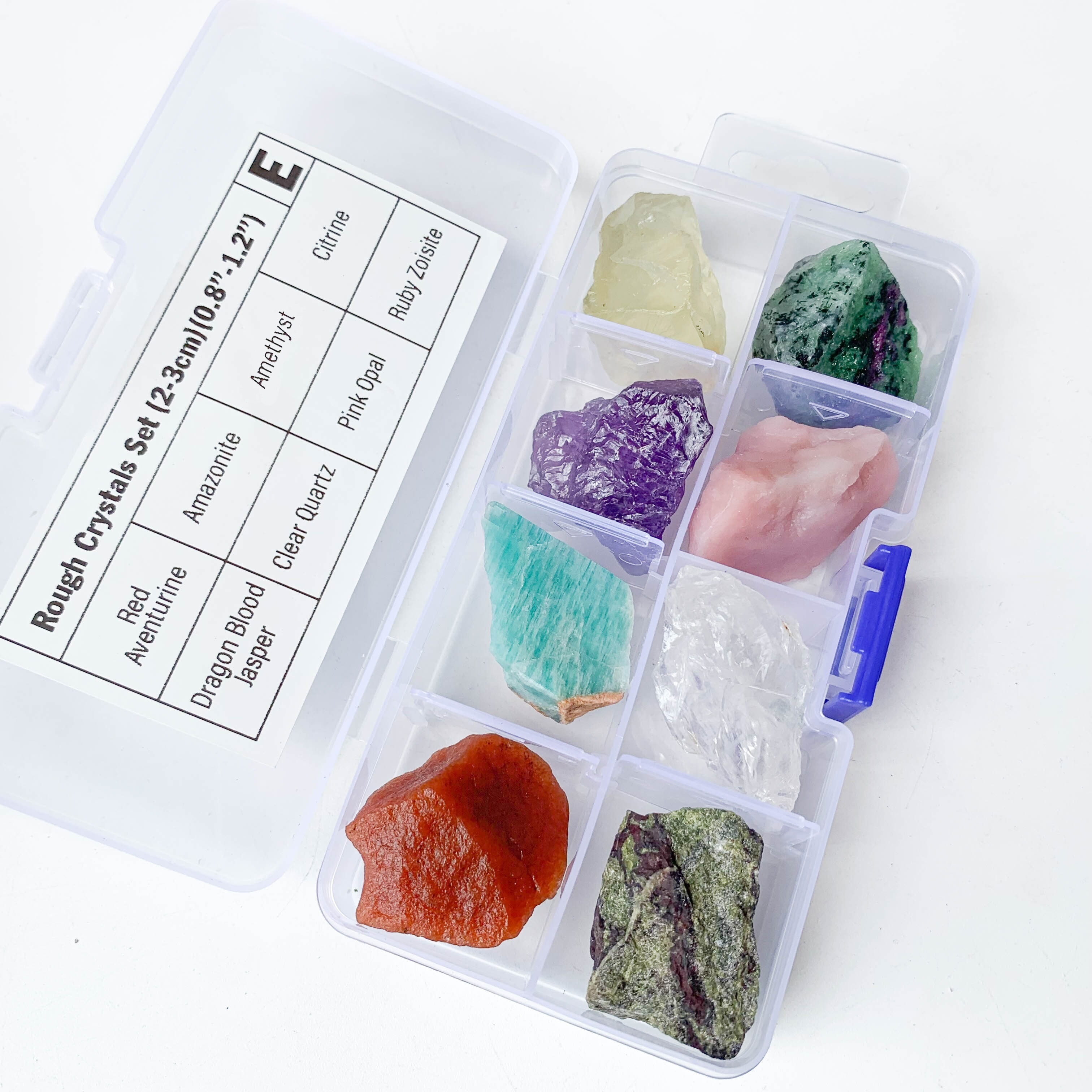 Natural Large Size Crystals And Gemstone Collection Box, Chakra