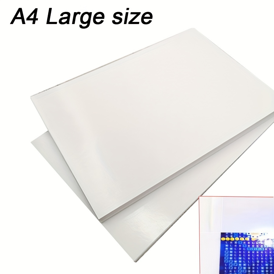 100 piezas de papel de liberación de pintura de diamante 5D, papel de  repuesto antiadherente de doble cara para taladros completos y parciales