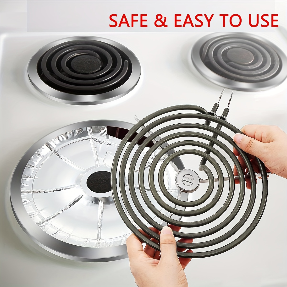 4pcs Electric Stove Burner Covers Home Kitchen Accessories Round