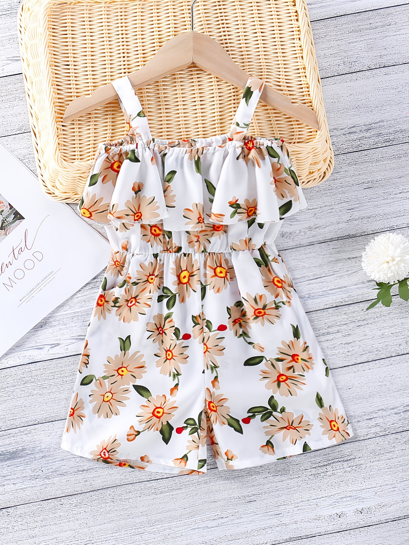 Floral jumpsuit hot sale kids